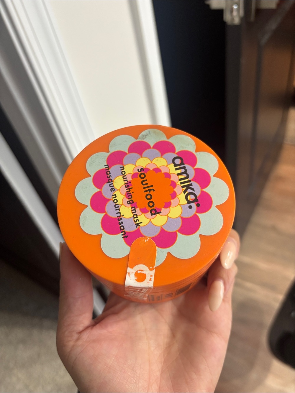 amika Soulfood Nourishing Mask — Orange with Pink Accents - Picture 2 of 3